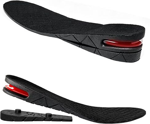 Height Increase Insoles, 4-Layer Shoe Lifts Elevator Insole 2.95inches(7.5 cm) Heels Lift Inserts for Men and Women in Saudi Arabia