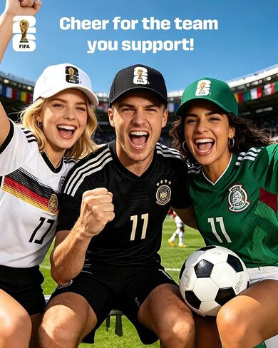 2026 FIFA World Cup Baseball Cap, Breathable Comfortable Unisex Soccer Hat for Stadium, Game Day, Watch Party, Outdoor Sports and Daily Wear.White in Kuwait