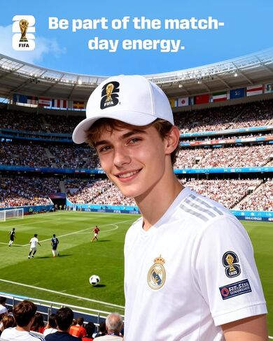 2026 FIFA World Cup Baseball Cap, Breathable Comfortable Unisex Soccer Hat for Stadium, Game Day, Watch Party, Outdoor Sports and Daily Wear.White in Kuwait