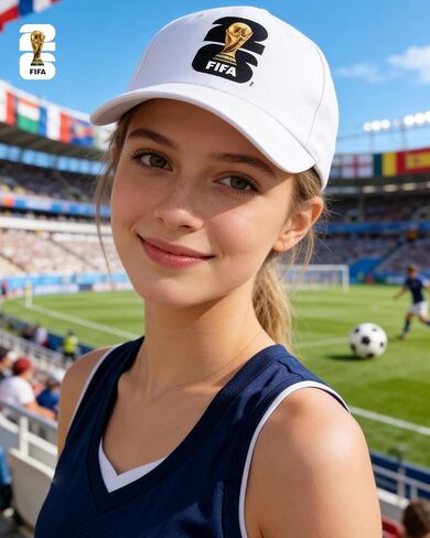 2026 FIFA World Cup Baseball Cap, Breathable Comfortable Unisex Soccer Hat for Stadium, Game Day, Watch Party, Outdoor Sports and Daily Wear.White in Kuwait