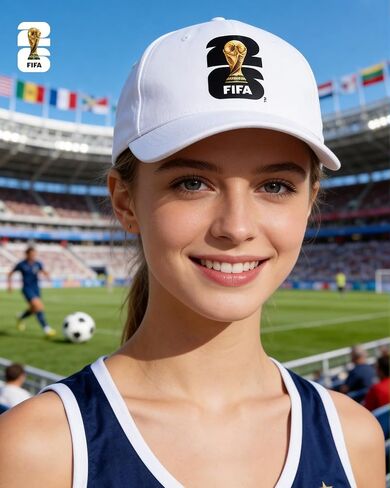 2026 FIFA World Cup Baseball Cap, Breathable Comfortable Unisex Soccer Hat for Stadium, Game Day, Watch Party, Outdoor Sports and Daily Wear.White in Kuwait