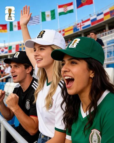 2026 FIFA World Cup Baseball Cap, Breathable Comfortable Unisex Soccer Hat for Stadium, Game Day, Watch Party, Outdoor Sports and Daily Wear.White in Kuwait