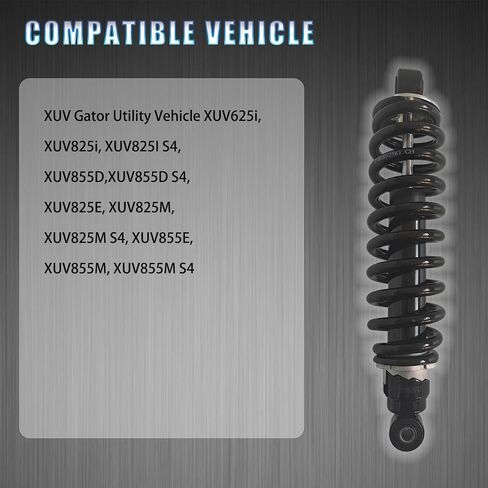 AM142425 2Pcs Rear Shock Absorber Strut Coil-over Spring adjustable.Compatible with XUV Gator XUV625i,XUV825i,XUV855D,XUV825M,XUV825E,XUV855M,XUV855E. in Kuwait