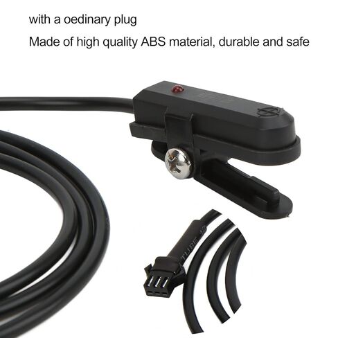 Pedal Assist Sensor, Split Design E Bike PAS Sensor for Right Crank Installation KT D12R Magnetic Disk with Ordinary Connector for 12V-72V Pedal Assist System in Kuwait