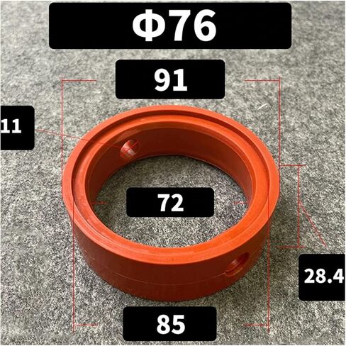 تجهيزات الأجهزة 25 32 38 51 63 76 مم EPDM VMQ شريط حشية الختم لغسالة صمام الفراشة ثلاثي المشبك 1.5 "-3" (Vmq 76 مم) in Kuwait