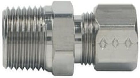 PROFLO 3/8 in. OD Tube x MIP Brass Compression Adapter in Kuwait