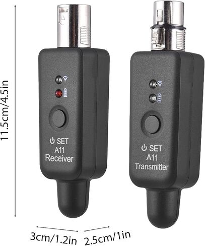 2.4G ميكروفون لاسلكي Xlr الارسال والاستقبال نظام ميكروفون لاسلكي قابل للشحن لخلاط الصوت الغيتار الكهربائي باس أجهزة إرسال الميكروفون الديناميكي اللاسلكي in Kuwait