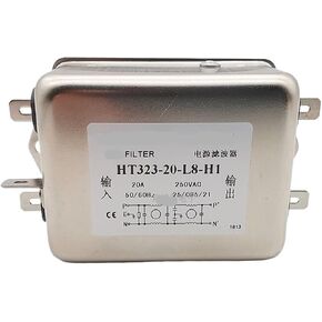 فلتر طاقة مضاد للتدخل 220 فولت HT323-16-L8-H1 مرحلة واحدة 6A 10A 16A 20A 30A(HT323-30 -M4- H5 30A) in Kuwait