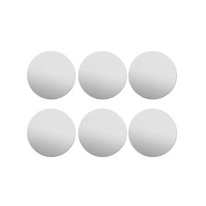 12 PCS 304 Stainless Steel Discs, 2 Inch (50mm) Round Metal Blanks, 0.04" (1mm) Thick Circle Plate for Stamping, Jewelry Making, DIY Crafts in Kuwait