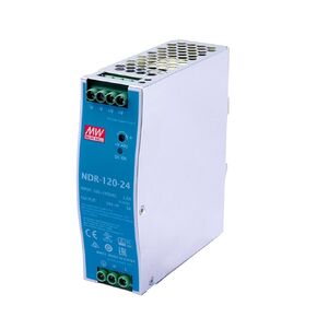 NDR-120-24 مزود طاقة السكك الحديدية الصناعية DIN 24V 5A عالي الكفاءة للأتمتة الصناعية معتمد من UL / TUV in Kuwait