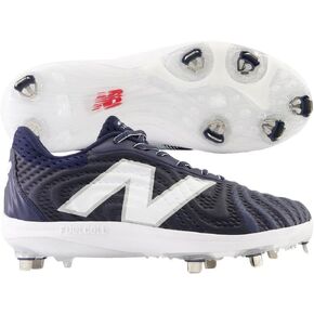 New Balance Men's FuelCell 4040V7 Low Metal Baseball Cleat Navy/White Wide 15 in Kuwait