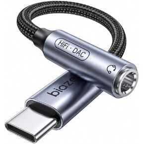 USB C إلى 3.5 ملم محول مقبس سماعة الرأس الإناث ، USB C إلى AUX AUX AUDOIO DONGLE CABLE CALL متوافق مع iPhone 16 15 Pro Max ، Samsung Galaxy S24/S23/S22 Ultra ، Pixel ، iPad Pro ، MacBook in Kuwait