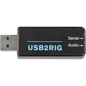 AUDIO2RIG Interface Adapter Isolated Audio Transformer Optocoupler USB for Sound Card PTT Control Compatible with for icom Jianwu Ham Radios Multi-System in Saudi Arabia