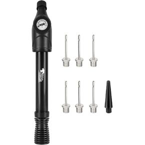 Tigrisk® Ball Pump with Pressure Gauge, Hand Air Inflation Pump with Needles and Nozzles for Basketball, Football, Soccer Ball, Volleyball and Other Inflatable Balls in Kuwait