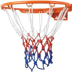 Luwint Basketball Rim and Net Heavy Duty Steel, 18" Regulation Replacement Hoop for Garage, Indoor & Outdoor - Fits 4x2.5, 3.5x2.5, 3x2, 2 7/8x 2 1/2 in Bolt Pattern in Kuwait