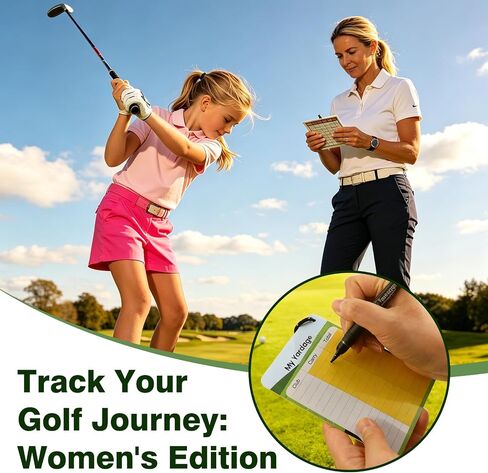 2 Pack Golf Club Distance Card, Waterproof Yardage Chart Card, Credit Card Size and Easy Carry, Quick Reference Guide with Clip, Golf Bag Accessories for Men Women Golfers | Durable、Hassle-Free、Pocket-Sized、Great Gift in Kuwait