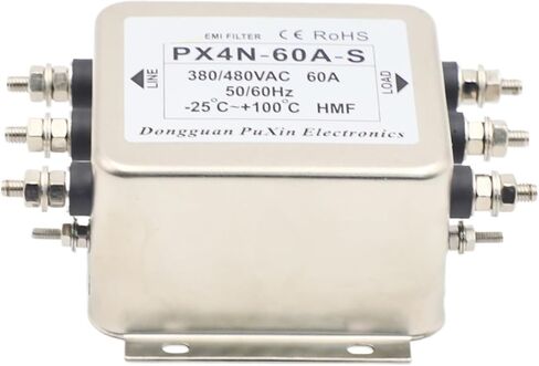 Three-Phase Power Filter PX4N-60A-S Three-Wire 380V/480VAC in Kuwait