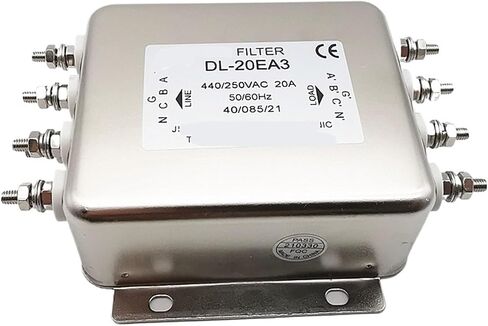 Three-Phase Four-Wire Power Filter DL-20EA3 20A 380V Anti-Interference in Kuwait