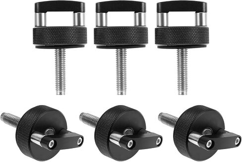 Hard Top Quick Removal Fastener Thumb Screw, Blue D Ring Bolts Thumb Screw Replacement for Jeep Wrangler JK 2007-2018 JL 2018-2022 and Gladiator JT in Kuwait