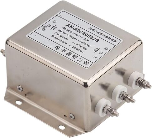 20A Three-Phase high Performance Power Filter AN-20C20E32B 380V/440V Double Section in Kuwait