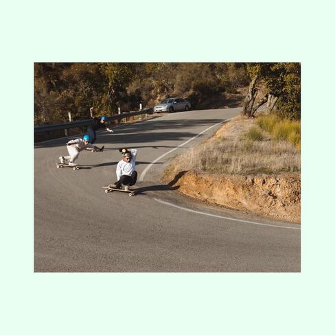 عجلة Freeride Longboard من سلسلة Blood Orange Morgan Pro [جميع مقاييس التحمل والألوان] (80a - أخضر، 70 مم) in Kuwait
