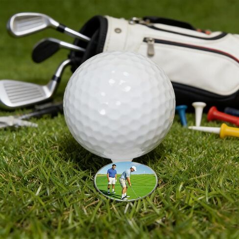 Sublimation Golf Ball Markers Blanks Metal Position Mark Accessories for Men Women in Kuwait