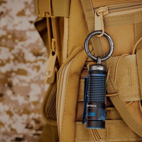 خطاف مغناطيسي محمول من OLIGHT OLINK متوافق مع المصابيح الكاشفة، سلسلة Obulb، حزمة حلقات على شكل حلقة تسلق مصنوعة من الفولاذ المقاوم للصدأ مع شاحن MCC 3 باللون الأسود وكابل شحن مطور in Kuwait