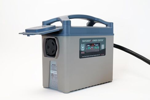 Power Watchdog WPC50A ، Power Center - Poldage Booster & Gurge Protector مع إغلاق EPO و Bluetooth & WiFi و LCD - 50 أمبير in Kuwait