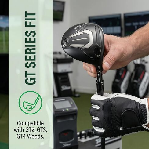 .335 Golf Shaft Adapter Sleeve Compatible with Titleist 910/913/915/917/TS/TSi/TSR Drivers & Fairway Woods - RH & LH Fitment (Complete Kit with Ferrule, Washer & Screws) | 2pcs in Kuwait