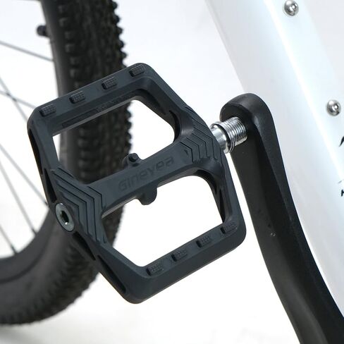 دواسات الدراجة مقاس 9/16 بوصة مناسبة عالميًا لدراجات الحصى على الطرق MTB BMX، دواسات مسطحة مضادة للانزلاق، 3 محامل، جسم مركب من النايلون، محور فولاذي كرومولي، ألوان متعددة in Kuwait