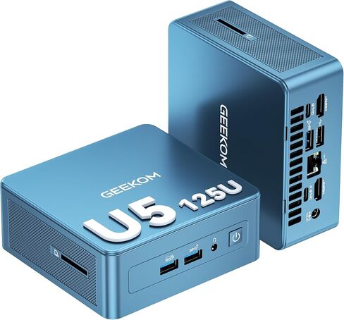 Geekom Mini PC IT12 (دعم جودة لمدة 3 سنوات) ، مع أجهزة الكمبيوتر اللاسلكية 12 Gen Intel I7-1280p NUC12 MINI ، RAM 16GB/512GB NVME PCIE GEN 4 SSD Windows 11 Pro Desktop PC ، USB 4.0/2.5G LAN/8K ، for Business | Home | Home | in Kuwait