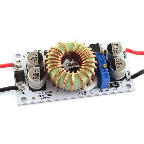 2 Packs 250W DC-DC Module, 10-40V to 10-50V, 6A Adjustable Boost Power Module, Constant Voltage and Current Converter in Kuwait