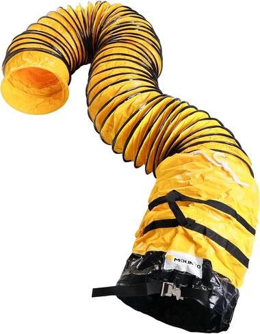 MOUNTO 25FT PVC خرطوم مجاري مرن لمروحة العادم (12 بوصة) in Kuwait