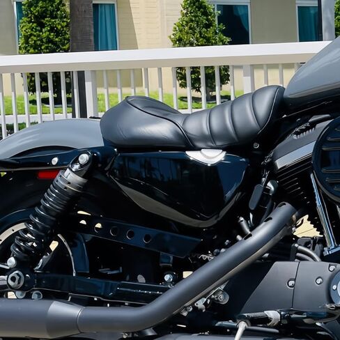 Left Side Battery Cover and Right Side Oil Tank Cover fits for Harley Davidson Sportster XL models 2014-later in Saudi Arabia