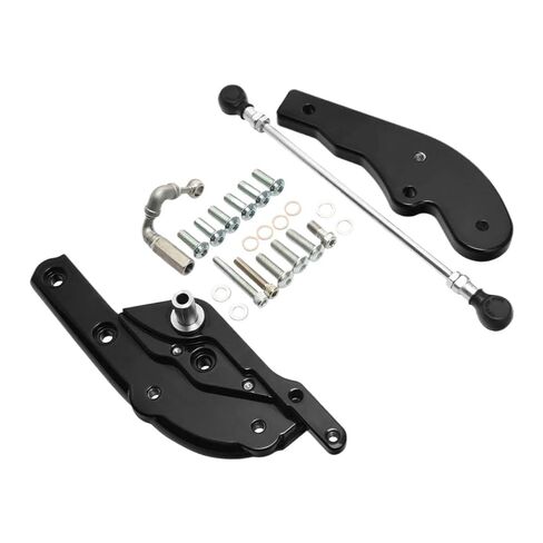 مجموعة التحكم الأمامية الممتدة باللون الأسود المتوافقة مع Harley-Davidson FXBR FLSB FXFB 2018 2019 2020 2021 2022 2023 2024 in Kuwait