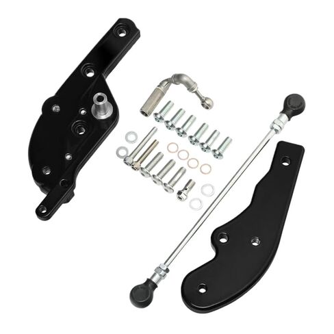مجموعة التحكم الأمامية الممتدة باللون الأسود المتوافقة مع Harley-Davidson FXBR FLSB FXFB 2018 2019 2020 2021 2022 2023 2024 in Kuwait