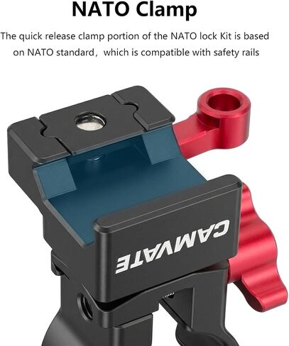 حامل ميكروفون CAMVATE Shotgun (0.75 إلى 1.18 بوصة) مع مشبك الناتو-3993 in Kuwait