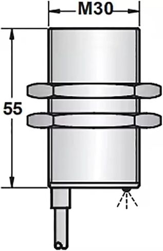 10mm 10-36VDC M30 IP67 2-Wire inductive Proximity Sensor | 2 wire NO DC in Kuwait