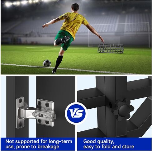 Soccer Rebounder Board 2 Angles Rebounder Soccer Wall Kickback Rebound Board for Backyard, for Ball Passing and Bounce Back Training in Kuwait