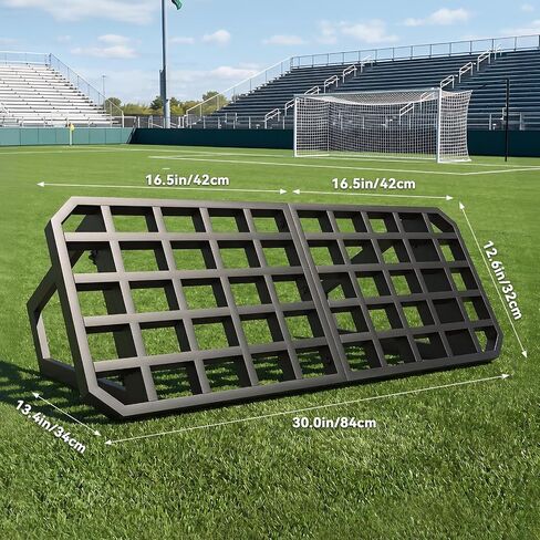 Soccer Rebounder Board 2 Angles Rebounder Soccer Wall Kickback Rebound Board for Backyard, for Ball Passing and Bounce Back Training in Kuwait