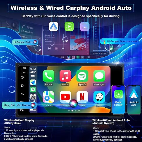 4+64G for Dodge Journey Radio Upgrade 2011-2019, 9 Inch Android 13 Touch Screen Stereo, Wireless Carplay Android Auto, Keep Steering Wheel Control, GPS Navigation Head Unit, FM WiFi Backup Camera in Saudi Arabia