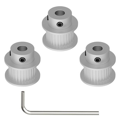 20 Teeth GT2 Timing Belt Pulley, 4mm Bore 10mm Width Synchronous Wheel GT2 Idler Pulley Fit 10mm Belt for 3D Printer Accessories and CNC Machines (7-Pack) in Saudi Arabia