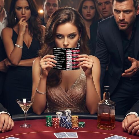 10 قطع من مخططات تصنيف يد البوكر، قواعد تكساس هولدم، بطاقات ورقة الغش، بطاقة تصنيف أيدي البوكر مع احتمالات وتصنيفات للمبتدئين والمحترفين، دليل مرجعي سريع، ملحقات طاولة الألعاب المنزلية في الكازينو الليلية in Kuwait