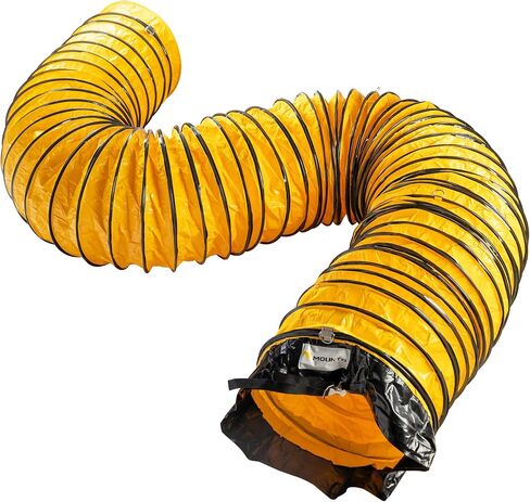 MOUNTO 25FT PVC خرطوم مجاري مرن لمروحة العادم (12 بوصة) in Kuwait