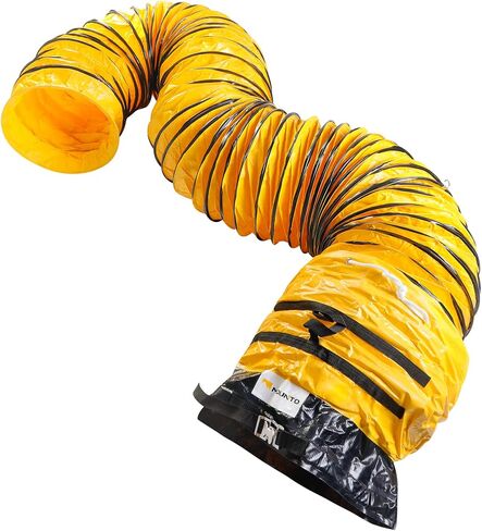 MOUNTO 25FT PVC خرطوم مجاري مرن لمروحة العادم (12 بوصة) in Kuwait