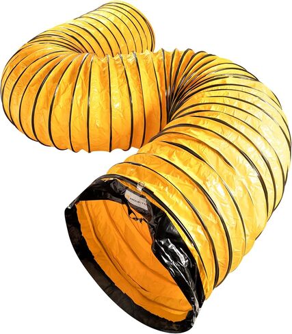 MOUNTO 25FT PVC خرطوم مجاري مرن لمروحة العادم (12 بوصة) in Kuwait