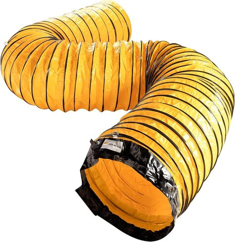 MOUNTO 25FT PVC خرطوم مجاري مرن لمروحة العادم (12 بوصة) in Kuwait