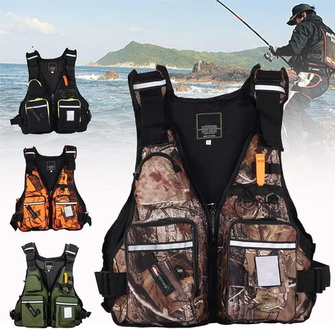 Fly Fishing Vest Adjustable Build Pearl Cotton Layer for Creek Casting River Wading Freshwater Angling in Saudi Arabia