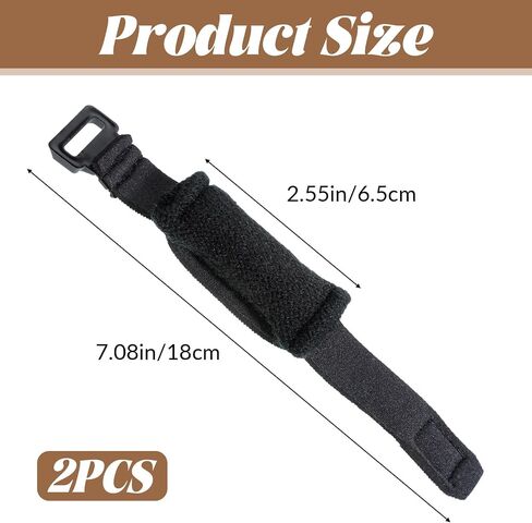 2 Pcs Guitar String Dampener, Guitar Fret Mute Wrap, Bass String Muter Bass Muffler Silencer Damper Strap Adjustable Guitars Strings Dampener, Guitars Accessories in Kuwait
