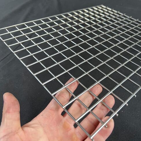 11Gauge 1 inch Holes 16"x12"Stainless Steel Welded Wire Mesh Delivered Flat|Hardware Cloth Wire Fence Chicken Wire Fencing Metal Screen for Screen Door,Grill Mesh,Bird Cage Netting,Pet Grate in Kuwait